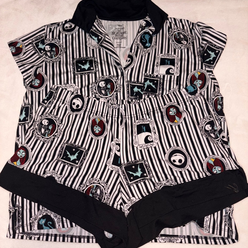 Disney Pajamas - Black and White
